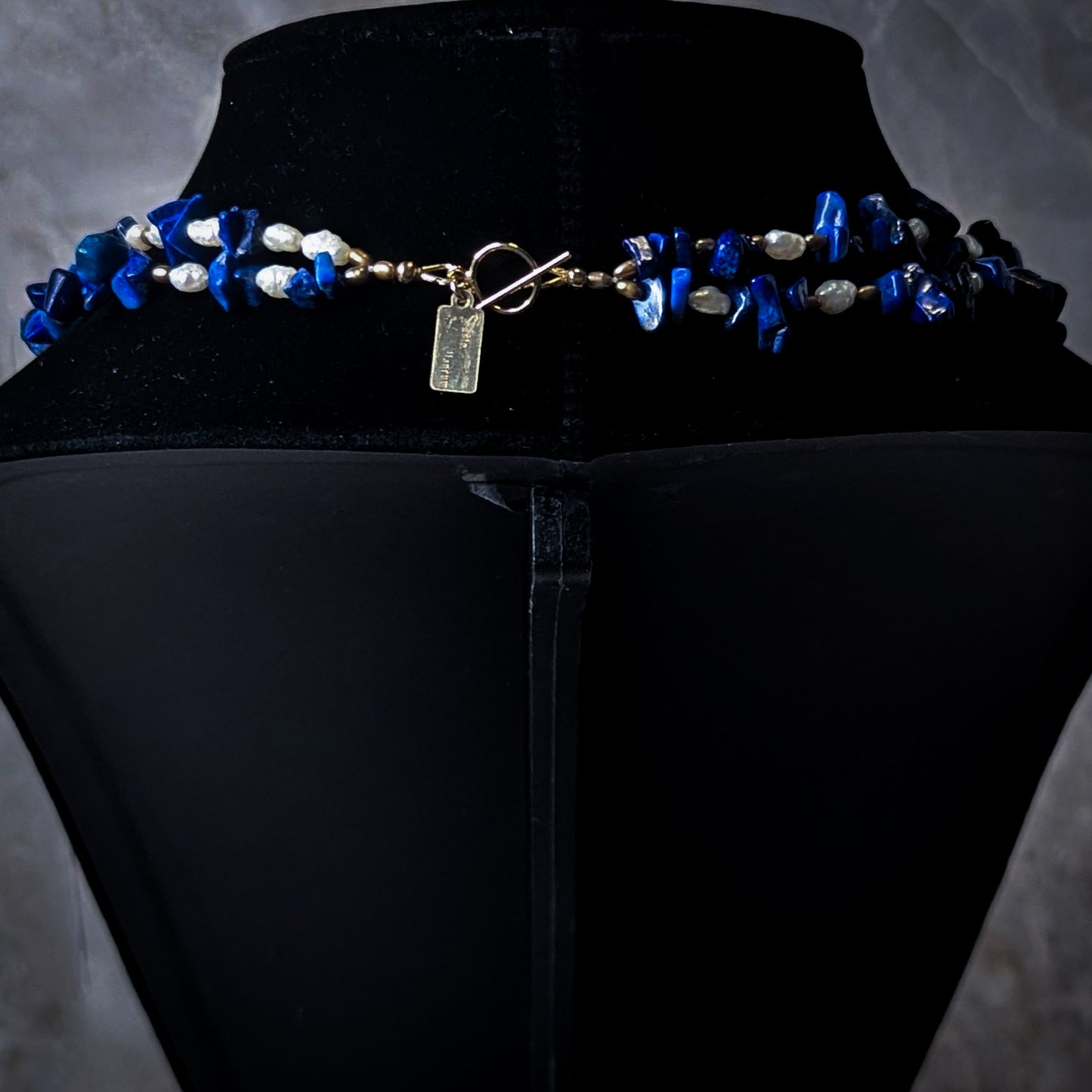 Lapis Lazuli Double Strand Necklace