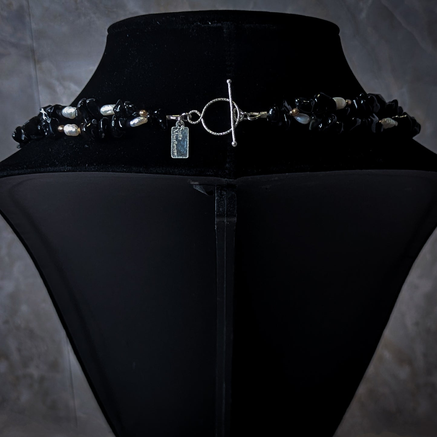 Obsidian Double Strand Necklace