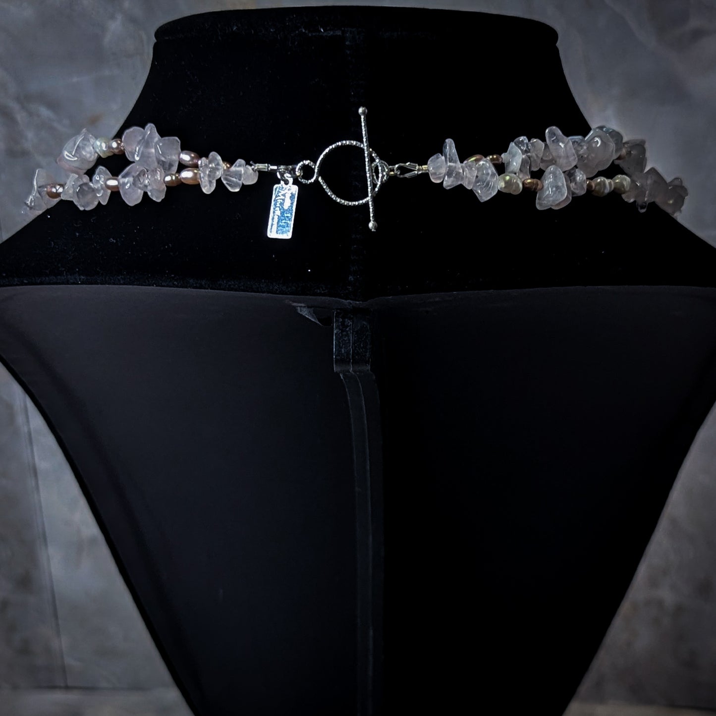 Rose Quartz Double Strand Necklace