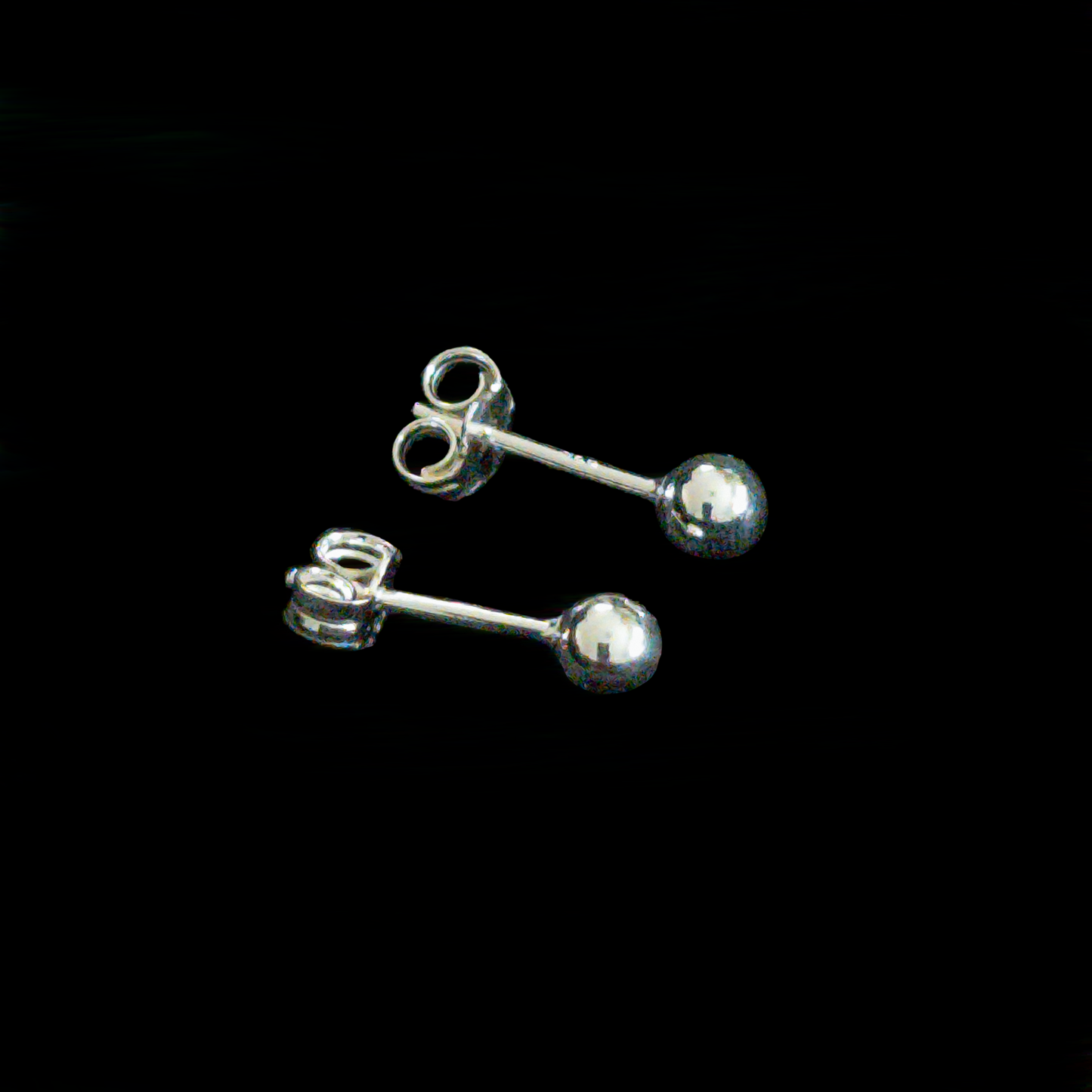 Sterling Silver Ball Studs