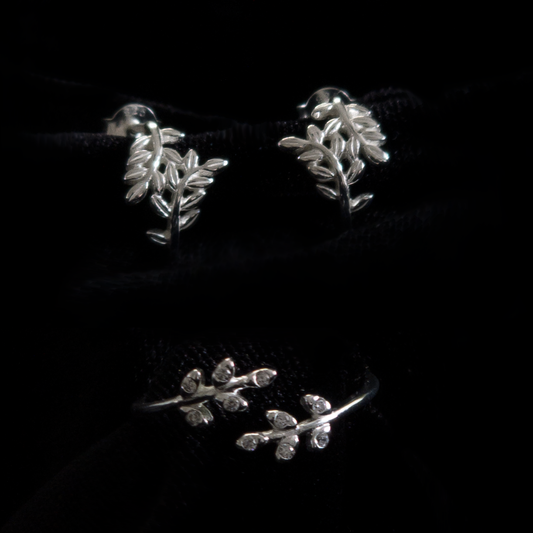 Silver Vine Set